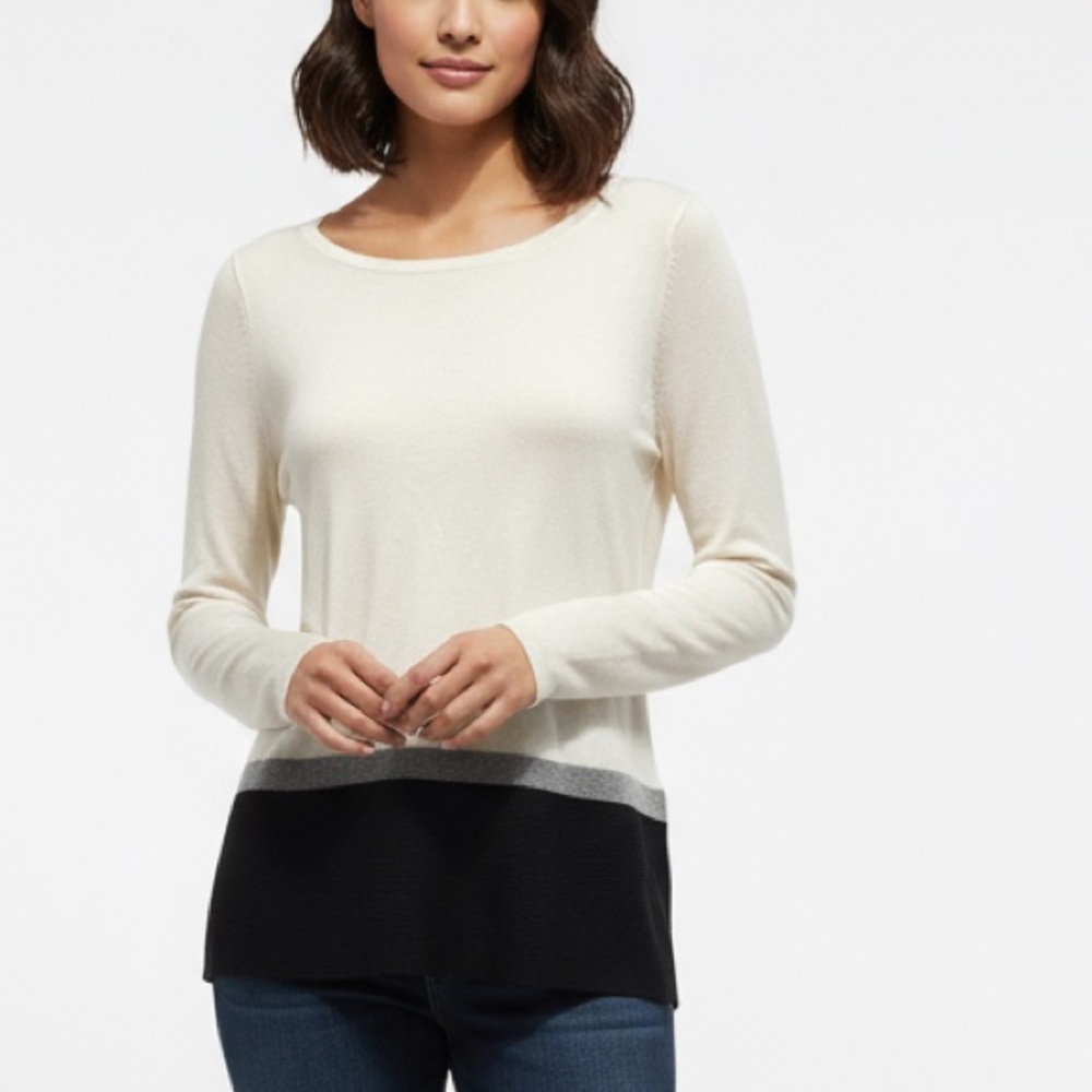 White House Black Market Blouse Sweater size M